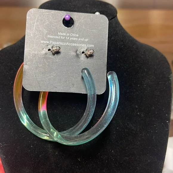 Paparazzi Multicolor Hoop Earrings - Picture 2 of 2
